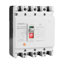 ANDELI Wholesale Good Price AM1-125L/4300 4P 10a 16a20a25a 32a40a50a63a80a100a125amp testing type of electrical circuit breakers